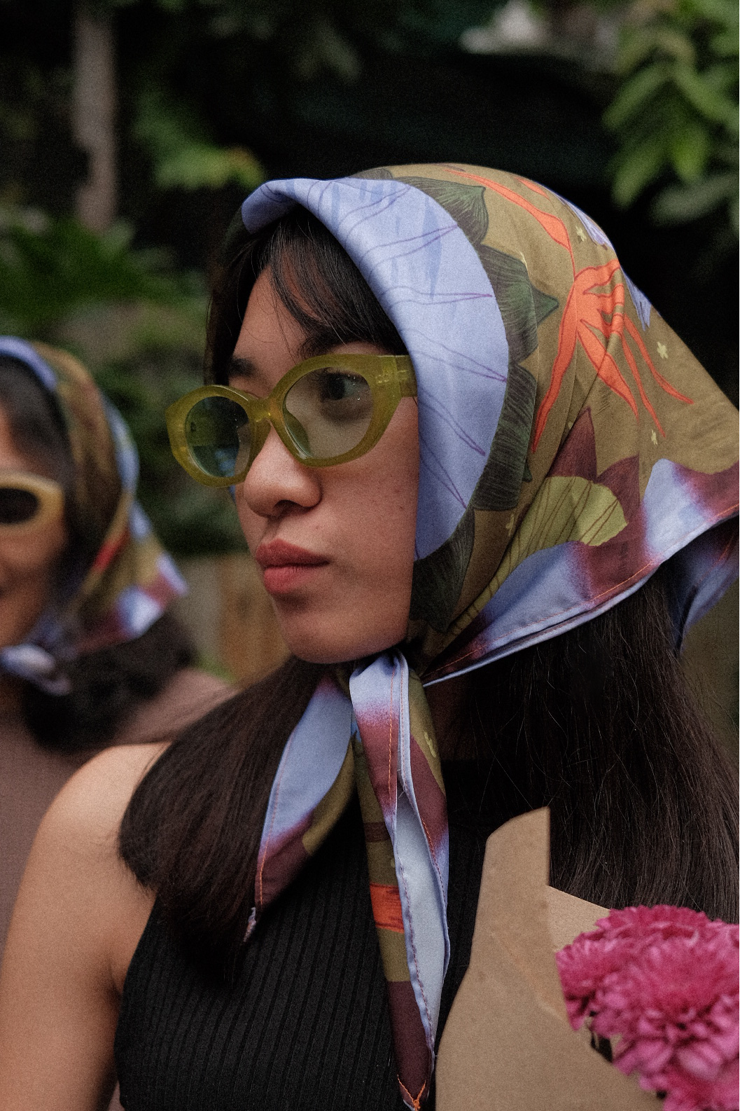Fragments of Quiet — Satin Scarf