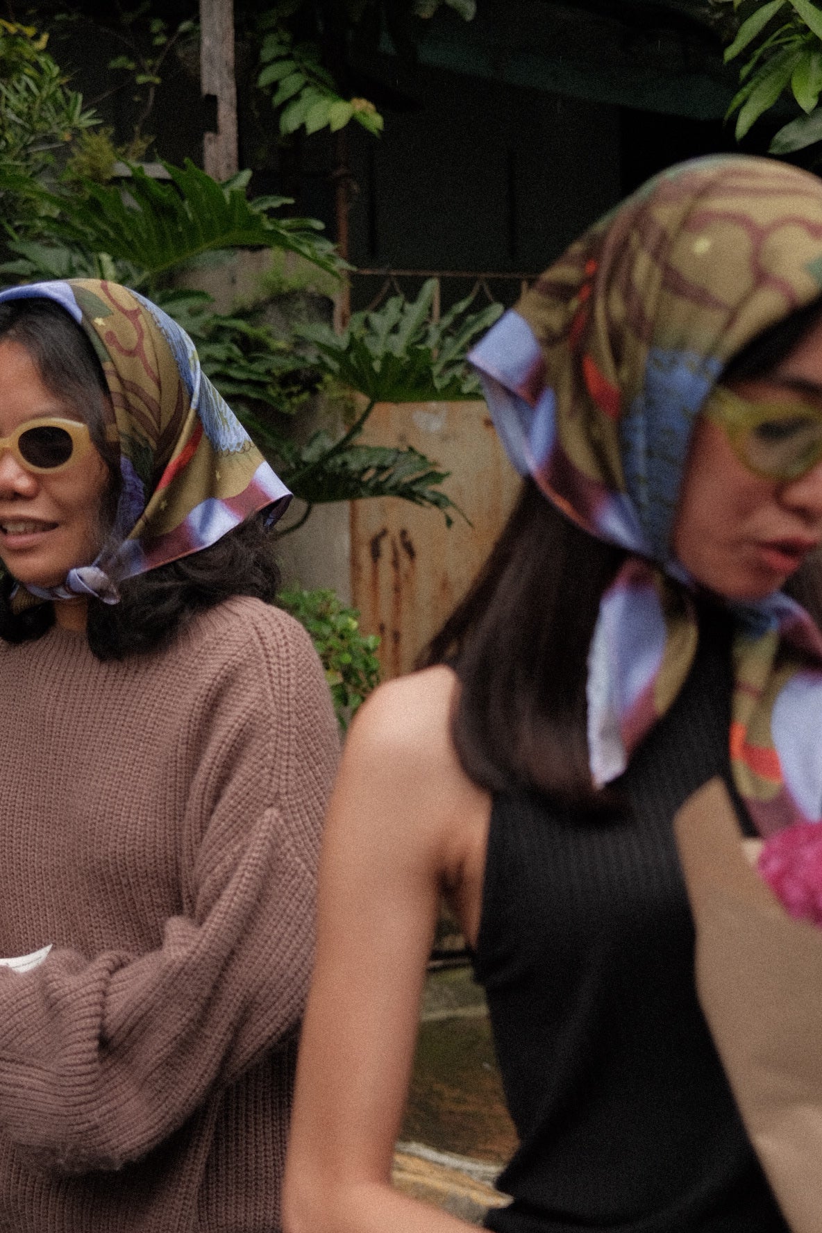 Fragments of Quiet — Satin Scarf