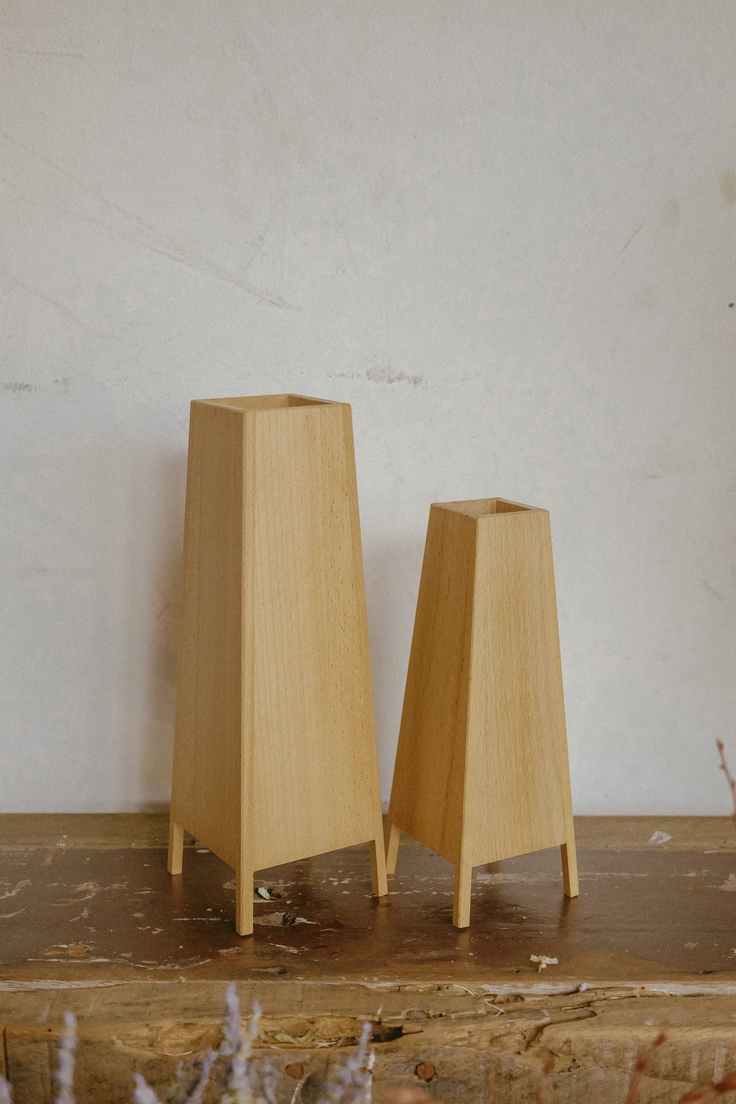 Wooden Vase