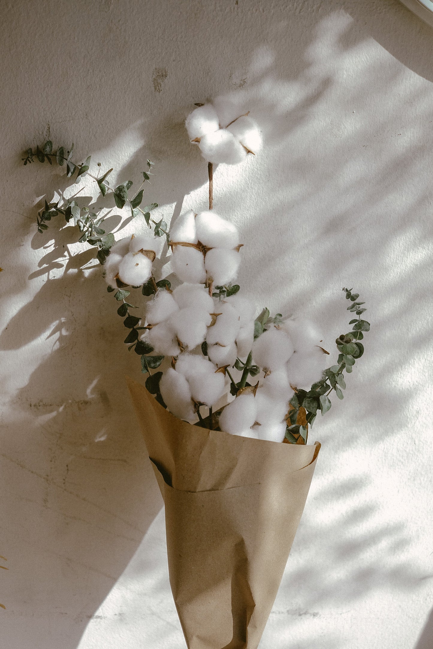 Cotton & Euca Bouquet
