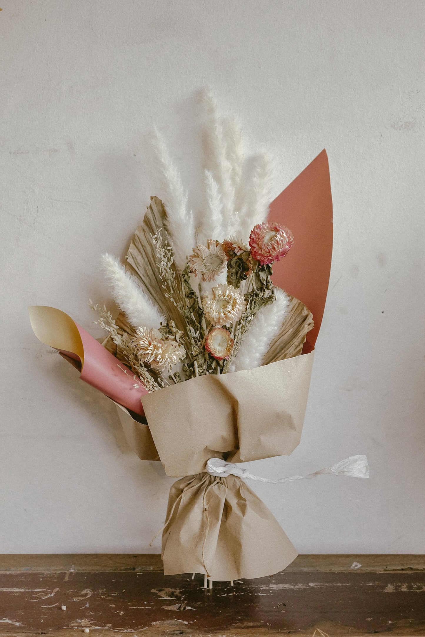 Soft Pink Blush Dried Bouquet