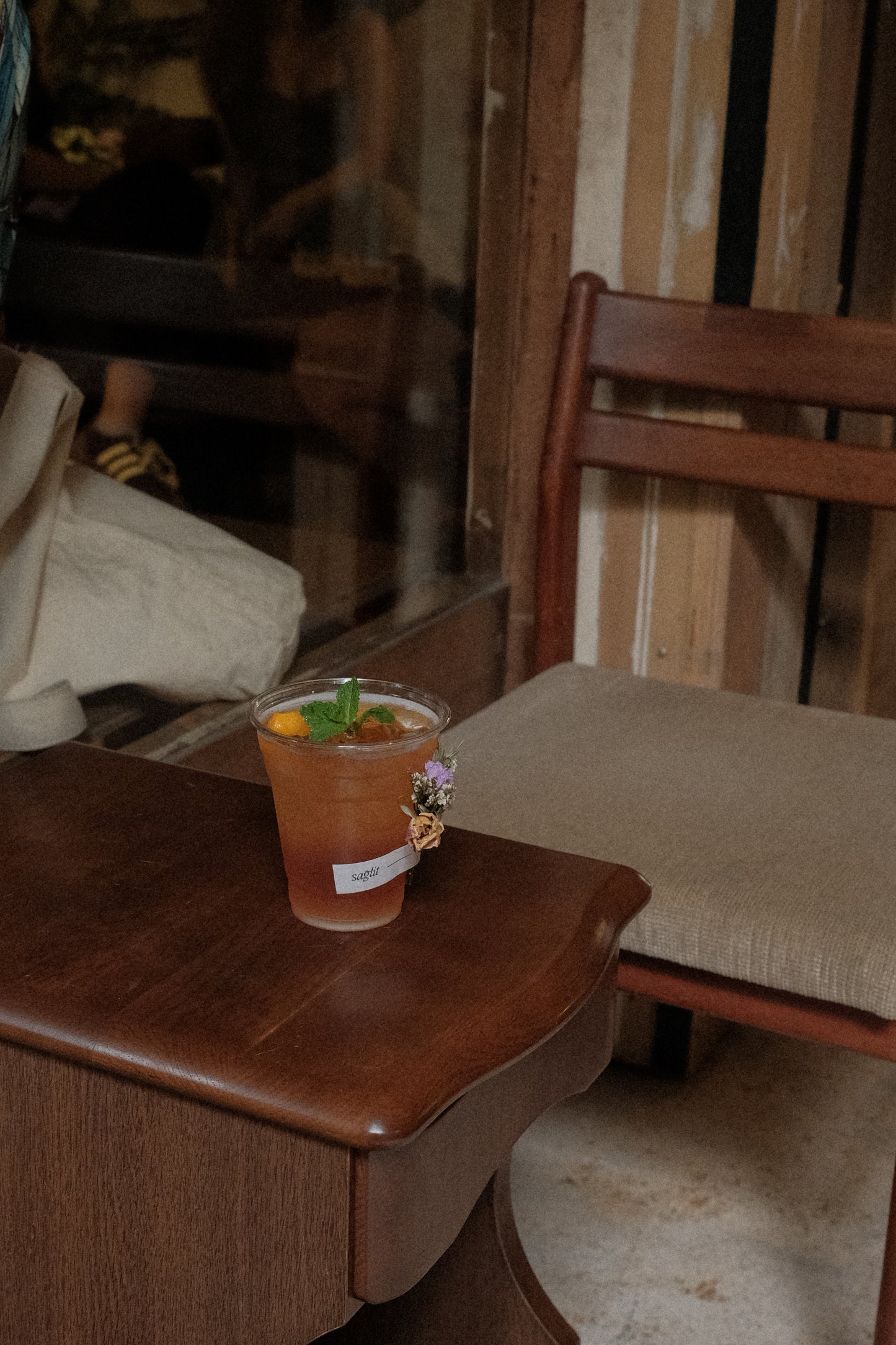 Peach Cascara Soda