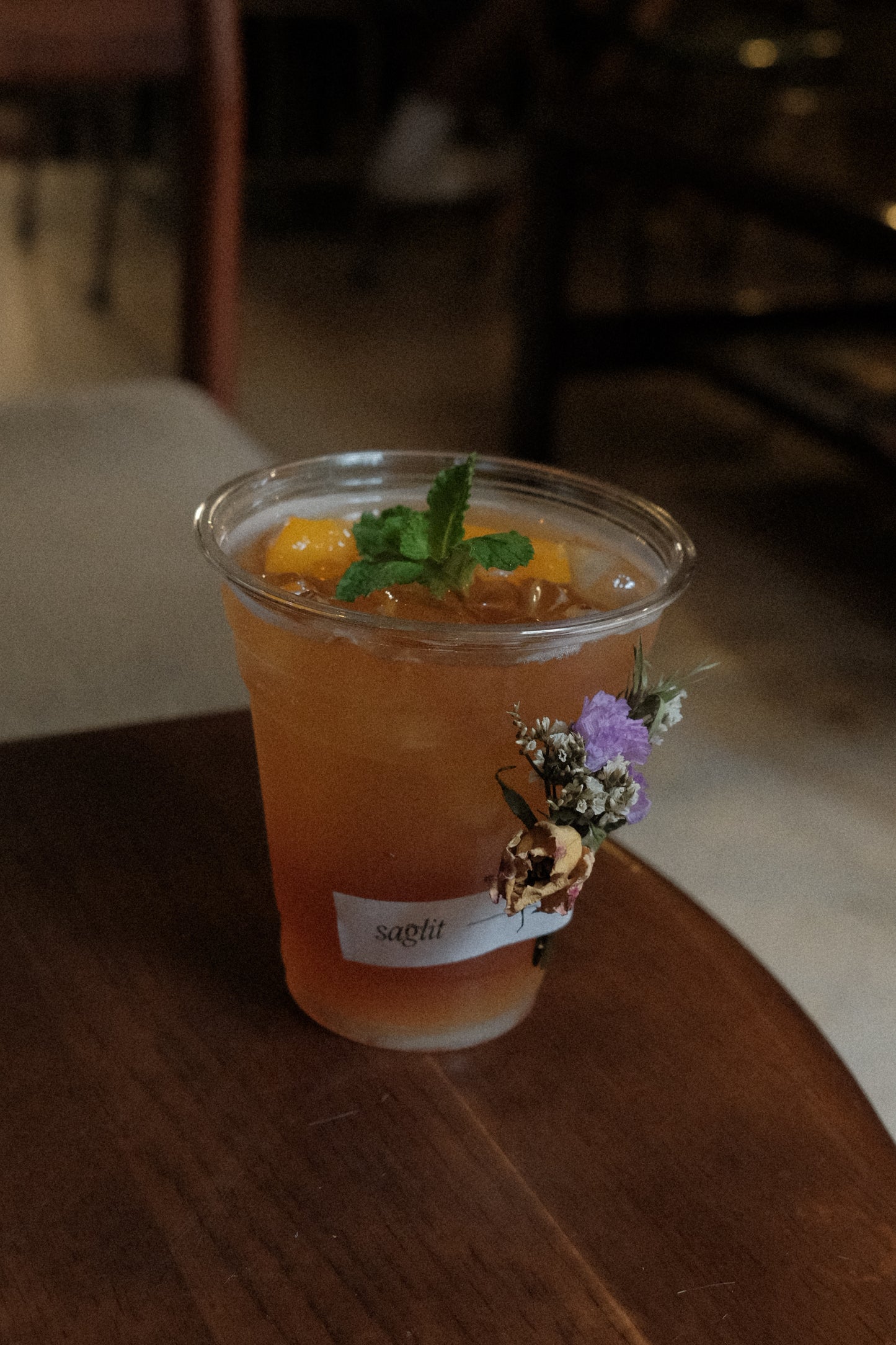 Peach Cascara Soda