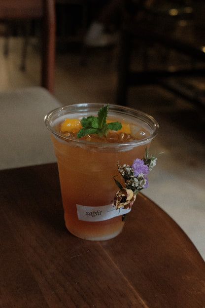 Peach Cascara Soda