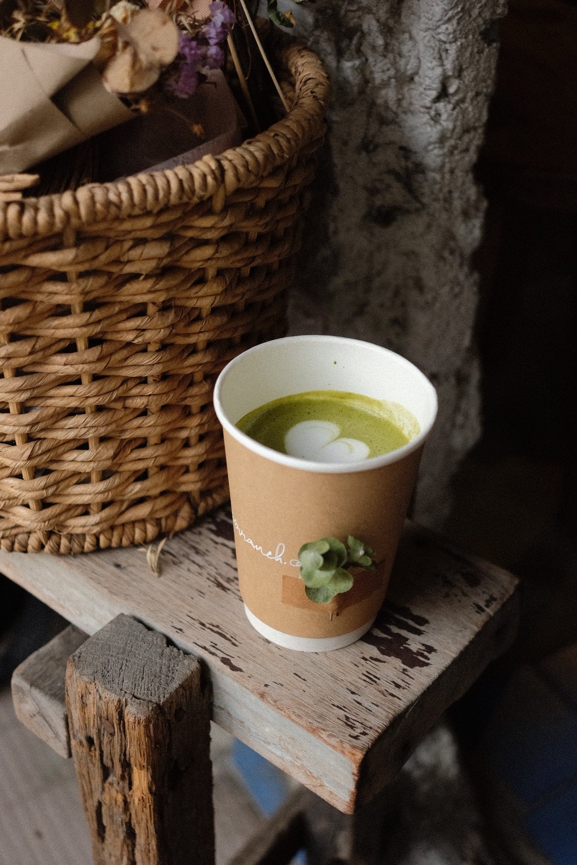 Matcha Latte – Flower Ranch Cafe